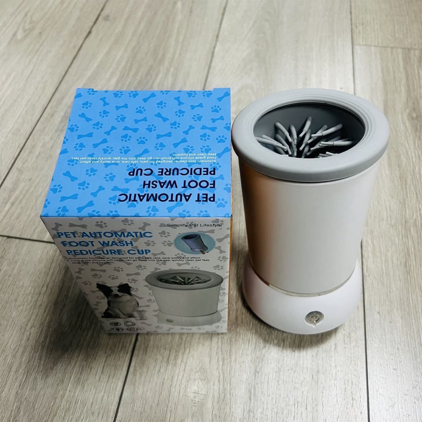 GWAAMB Automatic Pet Paw Cleaner - Electric Foot Washing Machine for Dogs and Cats